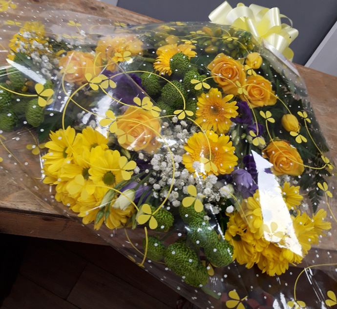 Anniversary aqua gift box  Bristol florist APB9
